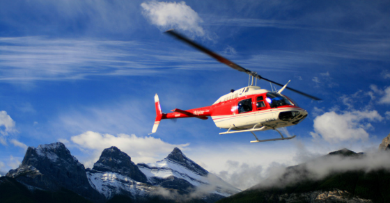 Canadian Rockies Heritage Tour - alpine helicopters